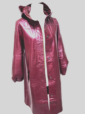 S1   KLING;;;;;;weicher Lackmantel, Regenmantel    Gr s   Weinrot