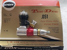 COX Tee-Dee .051 Front Drehventil Wettbewerbsmotor
