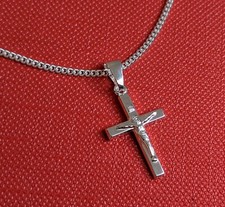  Kreuz Anhänger mit Kette