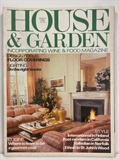 House and Garden Magazine March 1983, Floor Coverings, Lighting, Gourmet