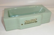 NOYON Societe Generale de Fonderie KUNSTGUSS Reklame BADEWANNE Emaille 1960's MV