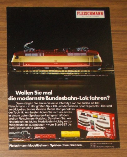 Seltene werbung fleischmann - seltene,