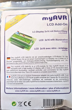 myAVR LCD Add-on, Display-Modul 4.6 cm (1.8 Zoll) 2 x 16 Zeichen 5 Volt