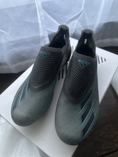 ADIDAS HERREN FUSSBALLSCHUHE X GHOSTED.1 FG, 37 2/3, CBLACK,SIGCYA/GRESIX