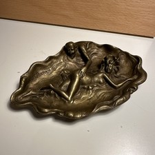 Bronze Aschenbecher Signiert