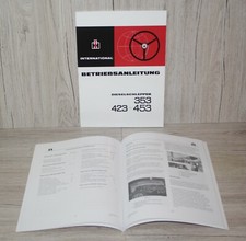 IHC Betriebsanleitung für Traktor 353+423+453 ab Bj. 6.71.