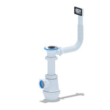Siphon mit überlauf - siphon,