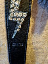 RICHTER Gitarren-/Bass Gurt Raw II Lightning - echtes Leder