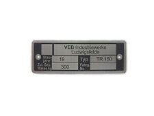 Typenschild IWL Troll