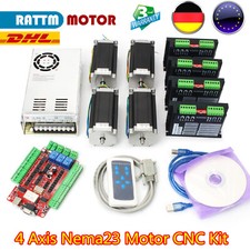 4 Axis Nema23 USB CNC Kit