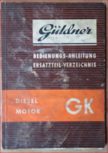 Güldner diesel motor - diesel, gk