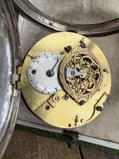 Taschenuhr Hahn Stab Fusee