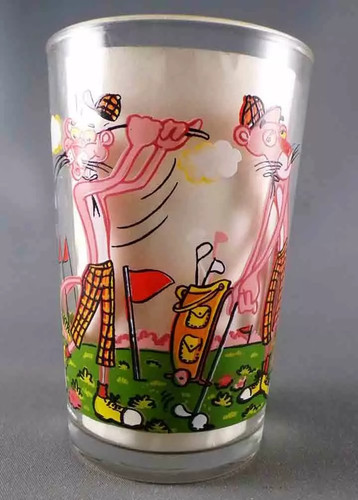 Panthère rose senfglas - panthère,