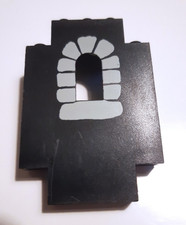 Lego 4444p04 schwarz Mauer