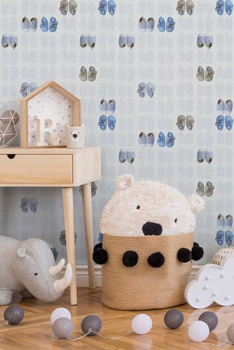 Babyzimmer tapete babyschuhe - babyzimmer,