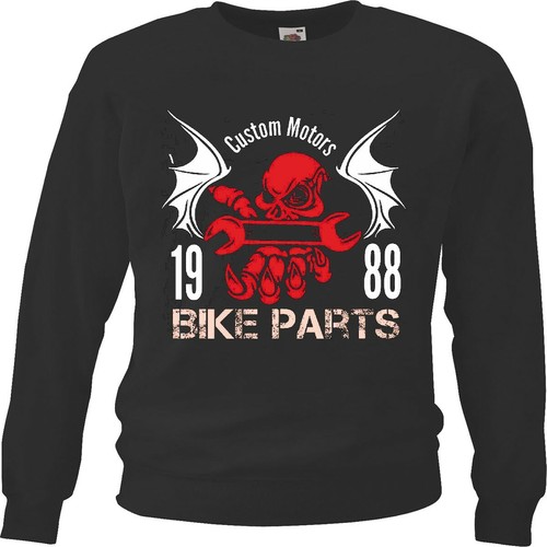 Sweatshirt custom motors bike - custom,