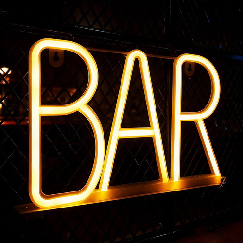 Led buchstaben bar schild - buchstaben,