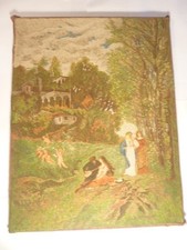 1925 gobelin auf keilrahmen - gobelin,