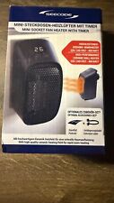 Mini - Steckdosen --Heizlüfter mit Timer Seecode, nie benutzt mit Zubehör