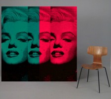 Marilyn Monroe Loft Arcylglas XT 5 mm 120x120cm PopArt/Malerei/Bild/StreetArt