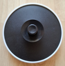 TUPPERWARE DECKEL FÜR KAFFEEDOSE PANORAMA KLÄRCHEN 1,2L SCHWARZ VAKUUM 