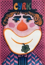 Vintage CYRK Clown 1974