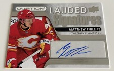 NHL Card-Matthews Phillips-Lauded Signatures-Ovation 2021-22-Calgary