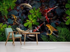 3D Goldfisch Blätter Q5777