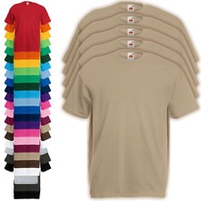5er Pack Herren T-Shirt Fruit of the Loom Valueweight T 5er-Set Unisex S-5XL