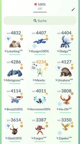 Pokémon account 542 - pokémon, go