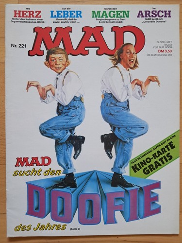 Deutsches mad 221 top - mad, nr.221