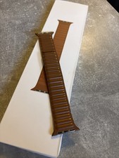original apple watch armband 44/45/46mm  leder saggle brown s/m