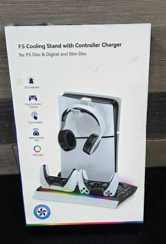 Ps5 cooling station for - station,