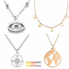 DAMEN HALSKETTE SILBER ROSE