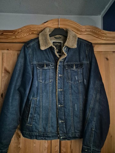 Gefütterte jeansjacke - gefütterte,