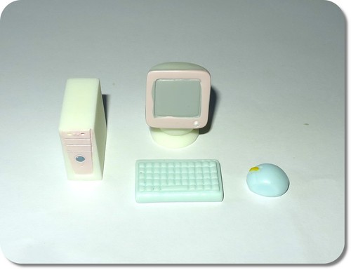 Miniatur computer set tlg - miniatur, 4-tlg
