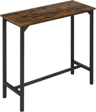 Bartisch Bistrotisch Stehtisch Esstisch Metallgestell 100x40x100cm bt41vgw