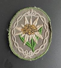 RRR sehr spätes Gebirgsjäger Armabzeichen Edelweiß