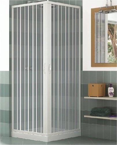 Duschkabine aus pvc 80x80 - duschkabine,
