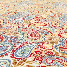 Allover paisley muster rot - paisley,