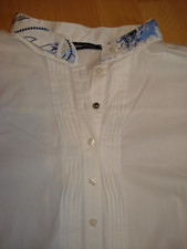 Schöne weiße bluse - bluse, frank