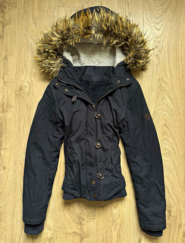 Damen parka winterjacke - winterjacke, blau