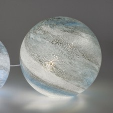 Kugellampe MARMOR blau D. 29cm
