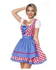 Traditionelles Mini-Dirndl rot