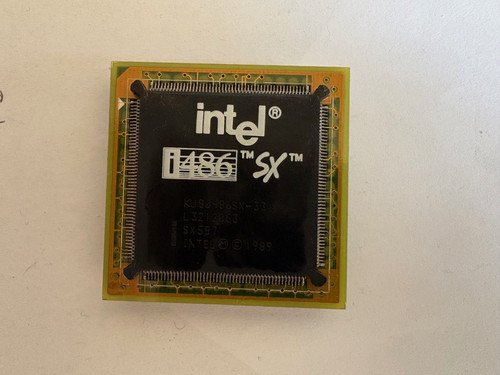 Vintage intel 486 - 486, 33