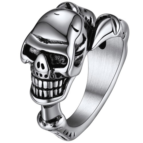 Edelstahl totenkopf ring für - ring,