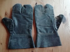 Wehrmacht Heer MG34 / MG42 Rohrwechsel Lederhandschuhe - WH/WK II - Guter Zust.