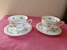 Rosenthal Germany Maria Streublümchen 2 Kaffetassen + 2 Untertassen