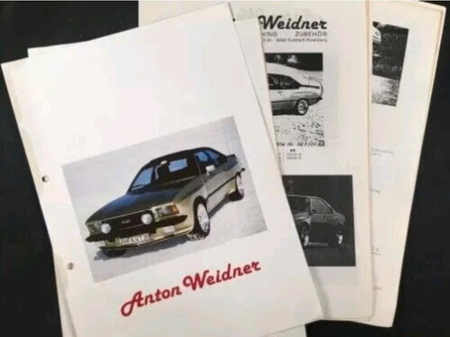 Weidner katalog 1991 für - für, opel