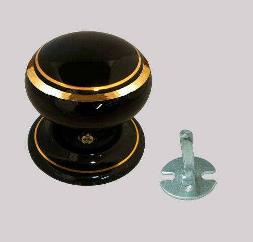 Schwarz porcelain einzel - schwarz,